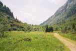 Chemin entre Vallorcine et le Buet